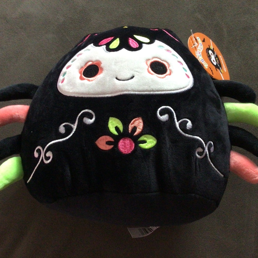 Squishmallows Gjemail day of dead spider Halloween